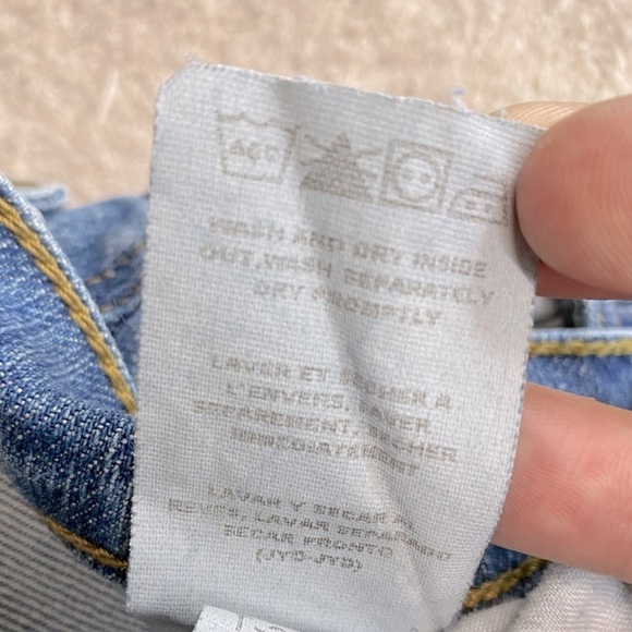 Vintage Y2K Tommy Hilfiger Med Light Wash Mid Rise Straight Leg Jeans 27 - Picture 5 of 13